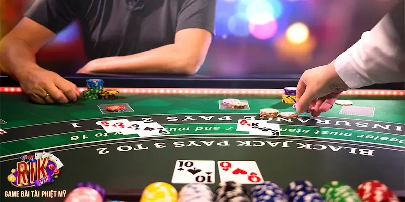Các bước cơ bản trong luật chơi bài Blackjack